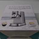 CASABREWS 5418 PRO Espresso Machine 20 Bar, Upgraded Espresso Maker with Powerful Steam Milk Frother, Stainless Steel Coffee Machine with Fast Heating System for Cappuccino, Latte, Silver