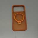 360 Spin Magnetic Stand (Pro-Version) for iPhone 17 Pro Case (Compatible with MagSafe) [Military Drop Protection] Matte Translucent Shockproof Protective Phone Case 6.3'', Cosmic Orange