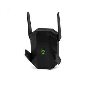 AX3000 WiFi 6 Extender, Dual Band WiFi Extender Signal Booster, Internet Booster with Gigabit Ethernet Port, Covers Up to 12,000sq.ft and 99 Devices, Faster Speed and Easy Setup, Black