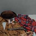 Latocos 7 PCS Kids Cowboy Costume for Boys Ages 3-10 Years Halloween Party Dress Up Role Play and Cosplay S