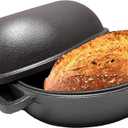 Cuisiland Large Heavy Duty Pre-seasoned Cast Iron Bread & Loaf Pan 