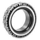 uxcell LM67048 Tapered Roller Bearing Cone, 1.24" Bore x 2.09" OD x 0.65" Thick, Chrome Steel Taper Bearing, ABEC-3