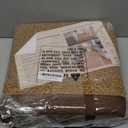 Washable Hallway Runner Rug 2x8 Jute Like Kitchen Runner Mat Rugs Non Slip, Woven Soft Entryway Farmhouse Runner Boho Floor Carpet for Indoor Laundry Hall Backdoor Bedroom Living Room, Brown