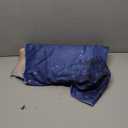 ZTHMOE Fabric 10x8ft Christmas Window Photography Backdrop Winter Merry Xmas Tree Background Night Snow Party Decoration Holiday Photo Banner Props (Blue)