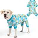 SCENEREAL Dog Sun Shirt UV Protection Cooling Vest, Quick-Dry Breathable Summer Clothes Jumpsuit Lightweight Pet Pajamas Outdoor Dirt-Resistant Shedding Control Onesie, XL