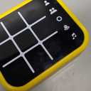 Rechargeable Tic Tac Toe Game Box, Upgraded 5 Fun Brain and Memory Games, Compact Handheld Game Console, Portable Puzzle Travel Game Ideal Gifts for All Ages 3+ (Yellow)