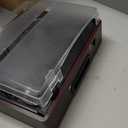 Vinyl Record Player Turntable with Built-in Bluetooth Receiver & 2 Stereo Speakers, 3 Speed 3 Size Portable Retro Record Player for Entertainment and Home Decoration (Brown)