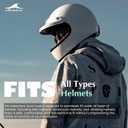 Achiou Balaclava Face Mask, Ski Mask for Men Women Football, Lightweight Sheisty, Ninja Shiesty Sun Hood UV Protector Cycling (Black)