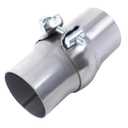 Simnliras 2.5 Inch Exhaust Ball Clamp Pipe Joint, 2.5" OD to 2.5" OD Stainless Steel Exhaust Ball Clamp Repair Kit Quick Fix Exhaust Muffler Repair Pipe Joint Kit