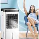 Cooling Fan Portable Air Conditioners W/Remote 3 Speeds Evaporative Air Cooler For Room Bedroom Office Small Cold Air Conditioner Safe Electric (Dimensions 65"D x 32"W x 30"H)