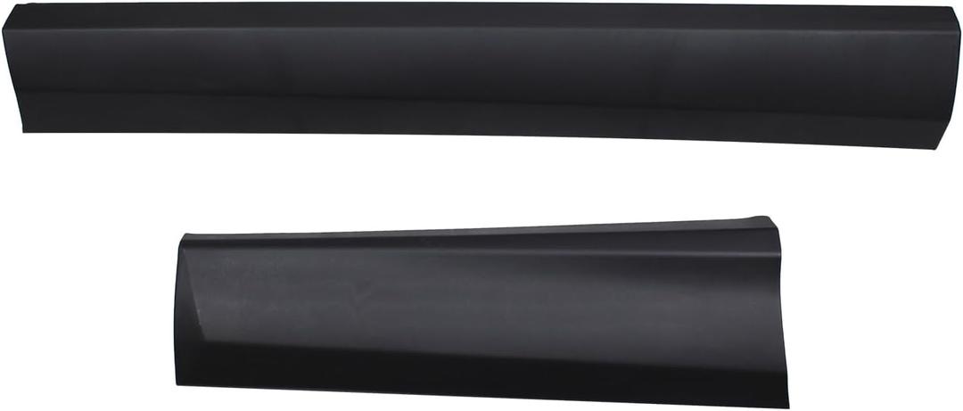 Front and Rear Passenger Side Door Lower Molding Trim Black for Toyota RAV4 2016-2018