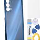 Nebula Blue Plastic Cover Housing Door Replacement Backs for Motorola Edge (2021) Edge 5G UW (2021) Including Installation Instruction Tool Kit