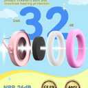 Dr.meter Ear Muffs for Noise Reduction: 32dB SNR Noise Cancelling Headphones for Kids Autism Sensory, Adjustable Kids Ear Hearing Protection for Autism Sensory, Fireworks, Concert w/Fun Stickers, Pink