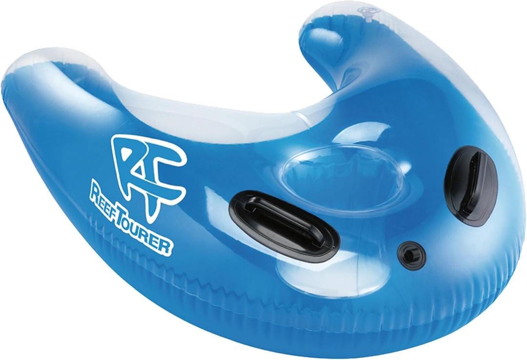Reef Tourer Inflatable Snorkeling Float, Blue