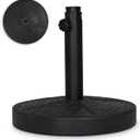 Backyard Expressions 26.5 Lb Umbrella Stand, Patio Umbrella Base, 15 in Diameter
