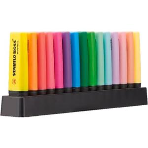 STABILO highlighter BOSS ORIGINAL
15er desk set, 9 Leuchtfarben, 6 pastel colours