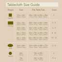 Newbridge 60 x 120 Inch Rectangle Fabric Tablecloth, Blue Circle Stitch, Indoor Outdoor No Iron Soil Resistant Dining Room, Party and Banquet Table Cover, Blue Modern Boho Chic Print