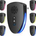 (2025 Upgraded) Ultrasonic Insect & Pest Indoor Repeller, Plug-in Control Device Repellent for Rodent, Mice, Rats, Roaches, Bugs, Ants, Spiders, Mosquitoes, Home, 3 Mode Switching (6 Pack)
