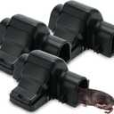 Rat Traps Indoor and Outdoor - 3 Pack Dual-Entry Large Rat Trap Outdoor and Indoor for Home, Garden and Restaurant with 99.9% Trap Rate | Easy to Use Rodent Traps with Safe Hands Free Design - UCatch