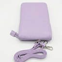 befen Genuine Leather Small Crossbody Bags for Women Cell Phone Bag Cross Body Purses,Silver Zipper (Air Force Blue)