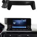 PZK Car Phone Mount for Honda Civic 2022 2023 2024 2025 2026 Accessories 11th Gen Civic 7/9-Inch Screen 360 Rotation Auto Lock Car Phone Holder with Storage Box Not Affect Air Vent Phone Cradles