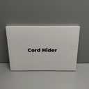 113.4in Cord Hider Kit, Cord Covers for 2-4 Wires on Wall, Self-Adhesive Cable Hider Wire Covers for Cords on Wall, Paintable Cord Hider for Walls Mount Tv, Cable Cover Raceway, W0.95 H0.55in, White, 113.4in L x 0.95in W x 0.55in H