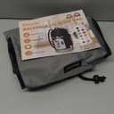 BALEINE 120L Laundry Bag Backpack, 900D Oxford Fabric Large Travel Laundry Bags with Shoulder Straps and 2 Mesh Pockets for College Dorm, Apartment, Laundromat (Gray, 120L)