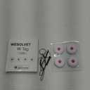 Air Tracker Air 4 Pack Tag Tracker Tag,IP68 Waterproof Smart Tag Locator Keys Finder and Item Locator,Bluetooth Tracker Item Finders with Find My(iOS Only) Track Your Keys,Wallet (White)