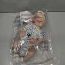 SCOM 20-Inch Reborn Baby Doll - Lifelike Silicone Baby Girl with Full Soft Vinyl Body, Washable & Poseable, 7-Piece Accessory Set - Safe Gift for Kids Ages 3+, Birthday/Christmas