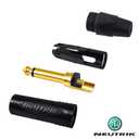 WORLDS BEST CABLES 35 Foot  TS to RCA Cable  Gotham GAC-1 Ultra Pro Low- Capacitance Instrument Cable & Neutrik NP2X-B & Amphenol ACPL-CBK Gold Plugs - Custom Made