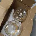 Galashield Glass Jars with Lids 24 oz Food Storage Jars with Airtight Lids Leak Proof Glass Canisters Kitchen Jars [Set of 2]