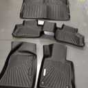 Floor Mats for Mazda CX50 2023 2024 2025 (Non Hybrid) & Trunk Mat,TPE All Weather Protection 1st & 2nd Row Car Floor Liners Front & Cargo Liners Accessories for Mazda CX-50-Black