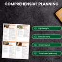 Diabetic Meal Planner for Type 2 Diabetes 4-Week Low Carb Low Sugar Meal Plan Chart Blood Sugar Control Food Guide, Portion Control, Easy Meal Prep Tracker