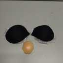 Niidor Sticky Bra Women's Strapless Backless Invisible Push up Silicone Bra with Nipple Covers Size C