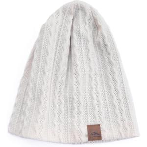 Radiation Protection EMF Hat 5G 4G Beanie (One Size, Cream Pie White)