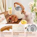 GGC Whistling Tea Kettle for Stove Top, 3.2QT/3L Stainless Steel Tea Kettle, 3.1 Quarts