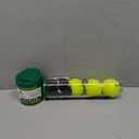 Premium Tennis Trainer Set, Pro Rebounder with Metal Base in a Carrying Cylinder, 3 Replacement Rebound Balls, & Wristband, Portable Tennis Practice Equipment for Solo Training.