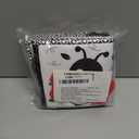 Black and White High Contrast Toys for Baby 0-3 3-6 months Infant Tummy Time Soft Book Sensory Musical Toy 0-2-4-6 month Babies Brain Development Crinkle Book Mirror Newborn Easter Basket Stuffer