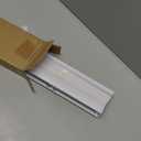 LOTUS & WINDOWARE Cordless Mini Blind, 1" Vinyl Slats, 23" Wide x 72" Long - White, Window Blinds for Home and Office, Interior Door Blinds - Light Filtering