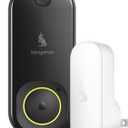 Kangaroo Smart Photo Doorbell + Indoor Chime | Photograph Motion at the Door | Photo Push Notifications | Photo Capture of Guests & Package Deliveries | WiFi Required | Hardware Only