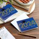 2 x Hallmark Graduation Thank You Cards Bulk, Class of 2024, Retro Blue (40 Thank You Notes with Envelopes)