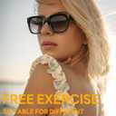JOLISU Bifocal Sunglasses Reader - 3 Pack Lightweight Oversized Classic Style for Women Reading W/UV 400 Protection