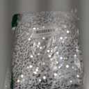 Mr. Pen- Christmas Tree Skirt, 48 inch, Silver Sequin Tree Skirt, Christmas Skirt Tree