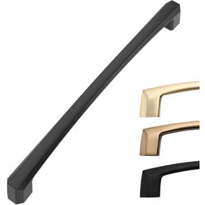 AOOTOCH 10 Pack 7 Inch Matte Black Cabinet Pulls Kitchen Cabinet Handles Kitchen Handles for Cabinets Cupboard Handles Black Drawer Pulls Cabinet Hardware