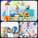 12 Pcs Space Theme Party Decorations Outer Space Honeycomb Centerpieces Table Topper Solar System Planet Galaxy Astronaut Birthday Party Decorations for Boys Kids Home Baby Shower Supplies