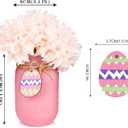 Easter Decorations, Easter Mason Jars Decoration, Easter Farmhouse Decor Dinning Rustic Table Centerpieces Decor for Home, Easter Decorations For The Home, Easter Centerpiece For Table