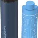 Compact 60H Insulin Cooler Travel Case TSA Approved Ice Packs Medication Cooler for Travel Temp-observable Refrigerated Medicine Diabetic Travel Case with QR Medical Travel Tag (Navy Blue)