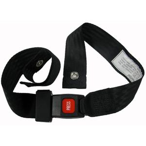 The Aftermarket Group Wheelchair Positioning Strap, Auto Style Push Button, Black, 48" L, TAG511110