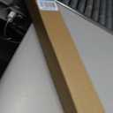 Blackout No Drill Roman Shades, 30" W x 64" H, Off White
