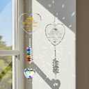 House Warming Gifts New Home, Housewarming Gifts New Home Gift Ideas for Women Friends Homeowners First Time Home Buyers, New Apartment Gift Home Decor, Crystal Heart Suncatcher Rainbow Maker Ornament